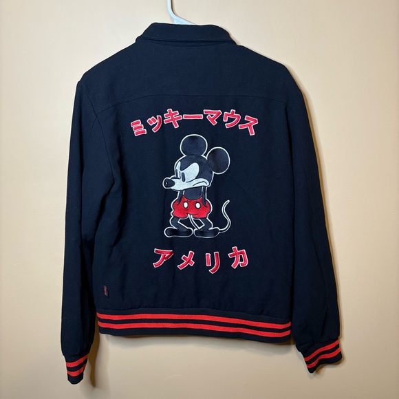 Disney x Forever 21 Mickey Mouse Varsity Jacket Men’s Medium Japanese Moody - Picture 3 of 8